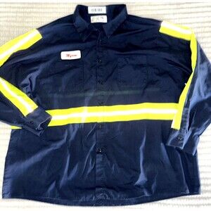 Enhanced Visibility Work Shirt Long Sleeve by Aramark 3XLR